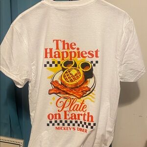 NEW!!  THE HAPPIEST PLATE ON EARTH- DISNEY SPOOF tee